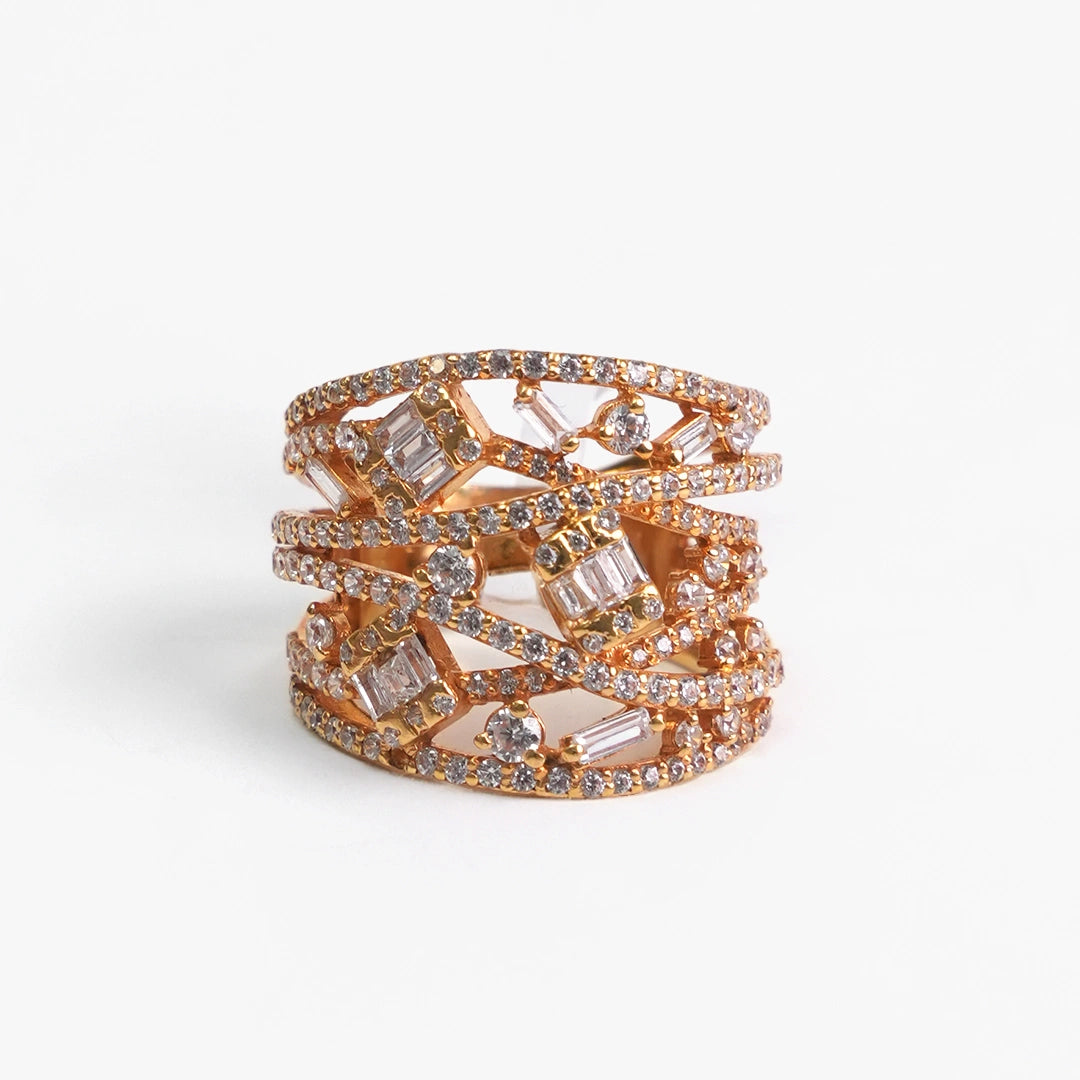 Radiant Infinity Diamond Ring