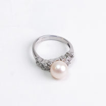Pearl Bloom Diamond Ring