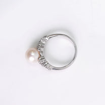 Pearl Bloom Diamond Ring