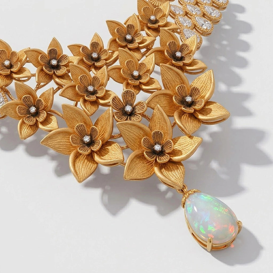 Floral Radiance Necklace Set