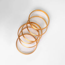 Classic Satin Gold Bangles