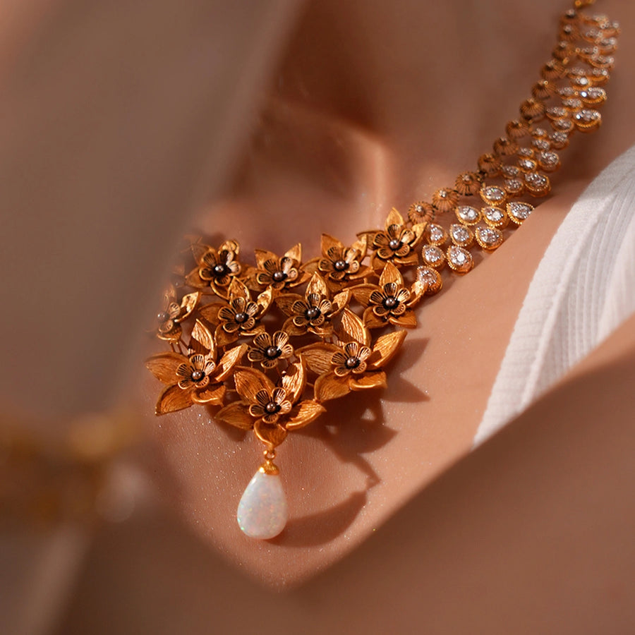 Floral Radiance Necklace Set
